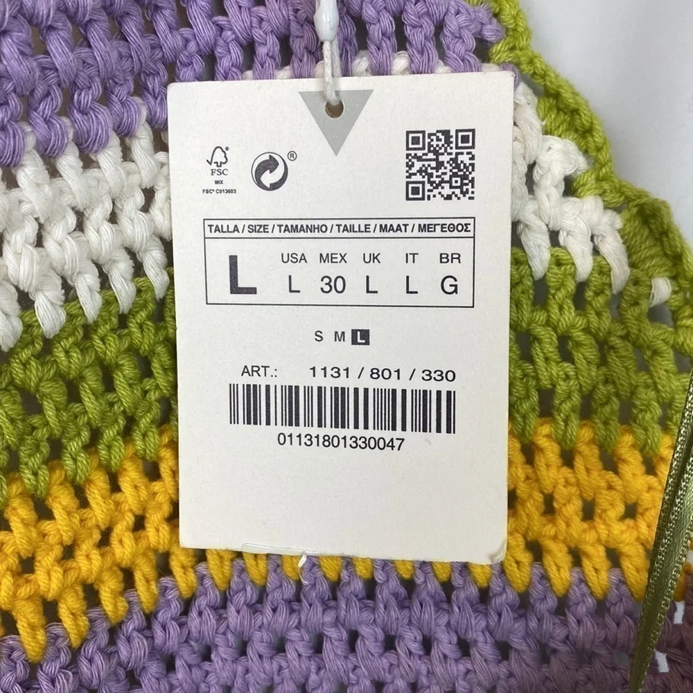 Zara • crochet cropped top - Picture 9 of 10